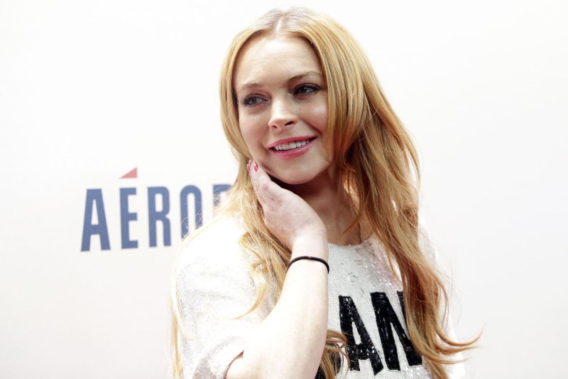 Lindsay Lohan discussed her marriage to Bader Shammas on "The Tonight Show starring Jimmy Fallon." File Photo by John Angelillo/UPI
