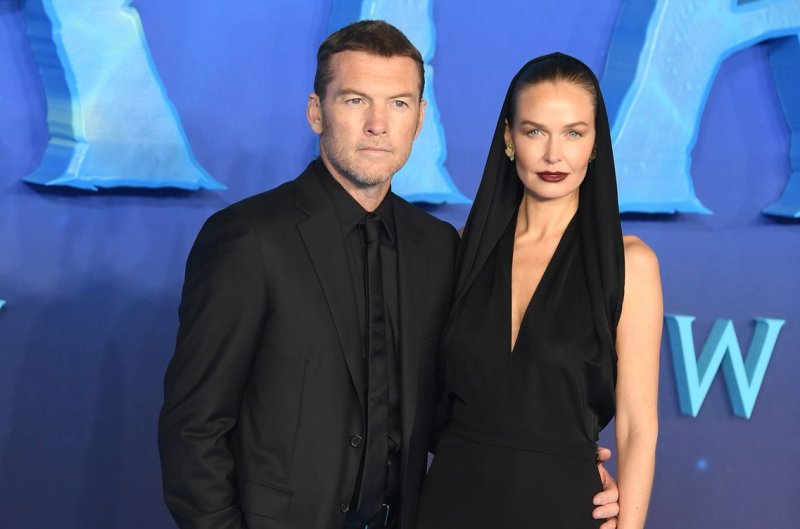Sam Worthington (L) and Lara Worthington attend the London premiere of "Avatar: The Way of Water" on Dec. 6. File Photo by Rune Hellestad/ UPI