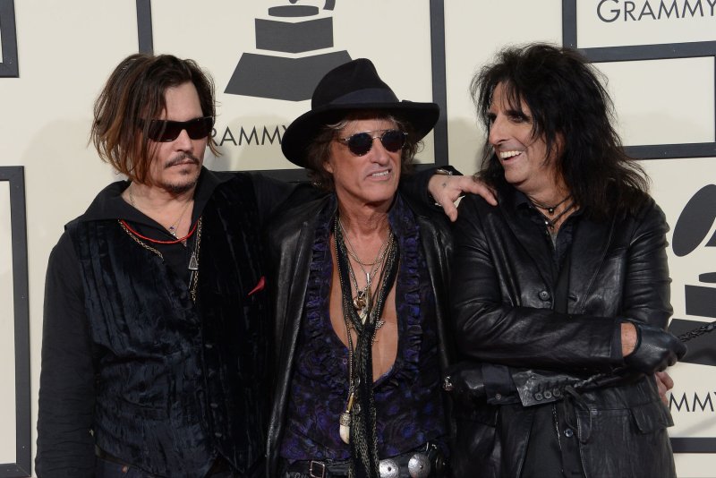 Rock band Hollywood Vampires has announced European tour dates for 2023. File Photo by Jim Ruymen/UPI