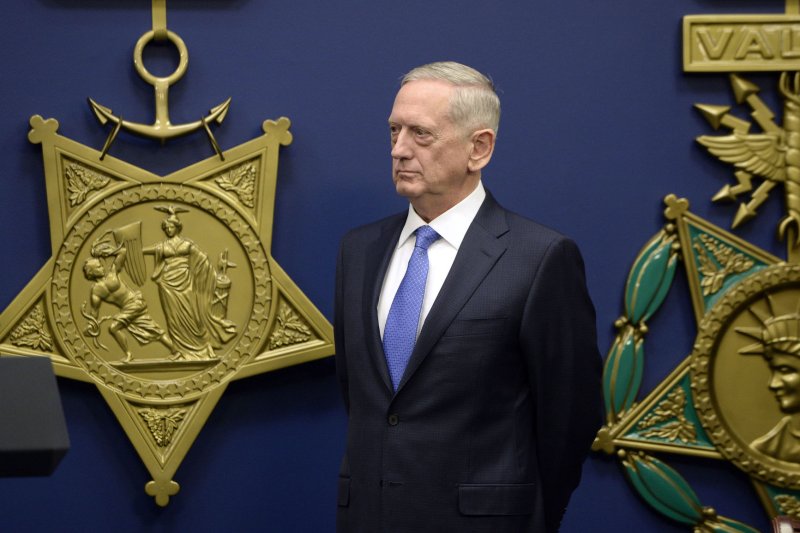 U.S. Defense Secretary James Mattis exchanged a phone call with his South Korea counterpart. The two officials agreed to move forward with the deployment the U.S. missile defense system THAAD. Photo by Olivier Douliery/Abaca