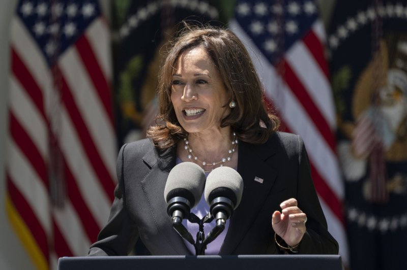 Vice President Kamala Harris said before she left for the UAE that she planned to underscore the significance of relations between the United States and the Middle Eastern nation. Photo by Chris Kleponis/UPI