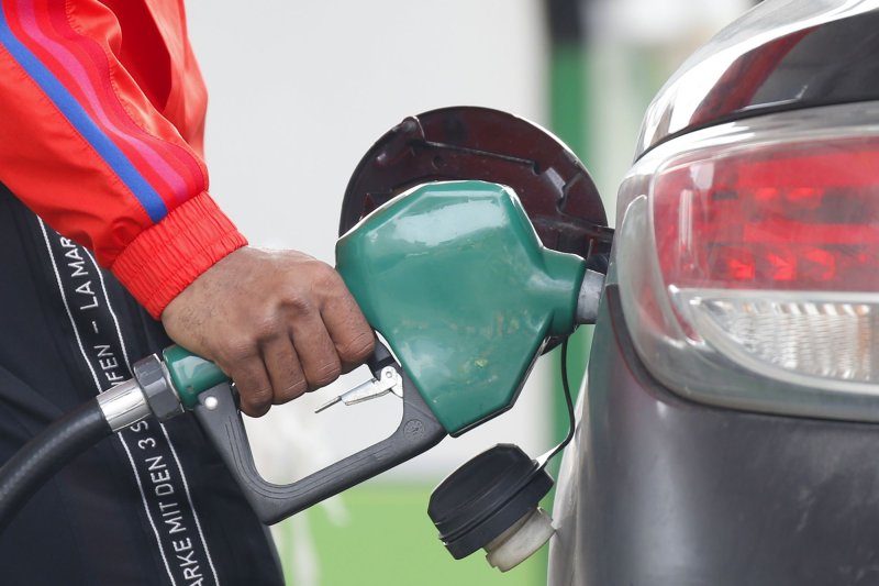 Retail gasoline prices posted a weekly decline for the first time this year. A decline in crude oil prices and weaker consumer demand are behind the slump. File Photo by John Angelillo/UPI