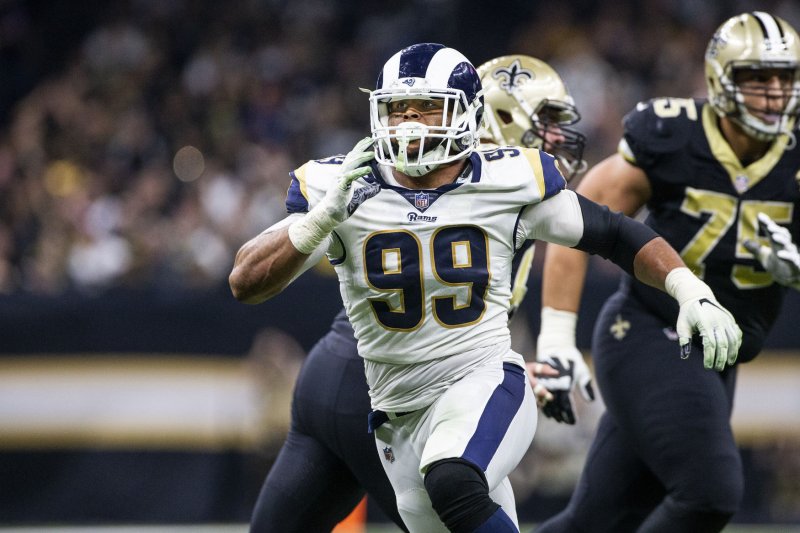 Rams' Aaron Donald calls it 'a plus' to be at training camp after contract disputes