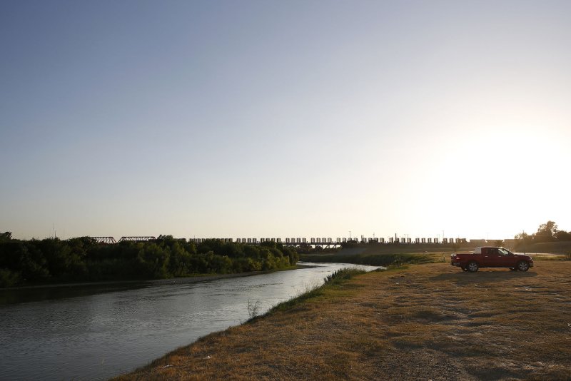 A general view of the Rio Grande River is seen at the U.S.-Mexico border in Laredo, Texas, in July 2015. File Photo by Aaron M. Sprecher/UPI