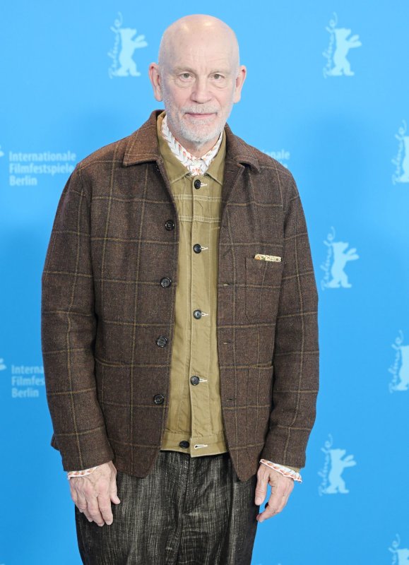 John Malkovich attends the photo call for "Seneca - On the Creation of Earthquakes" at the 73rd Berlin Film Festival, Germany on February 20. The actor turns 70 on December 9. File Photo by Rune Hellestad/ UPI