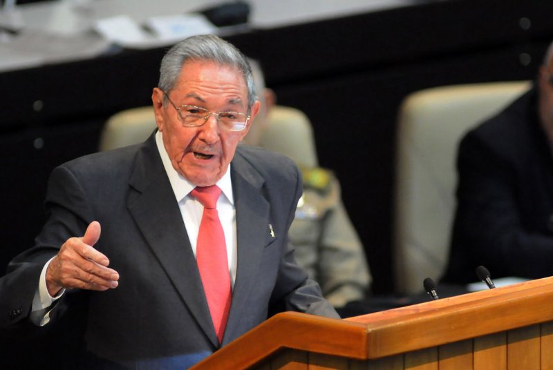 North Korean leader Kim Jong Un sent a birthday message to Cuba’s Raul Castro (pictured) on Thursday, reaffirming “anti-imperialist’ ties, according to Pyongyang’s state media. File Photo by UPI.