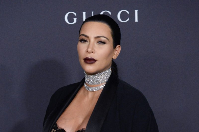 Kim Kardashian goes blonde for Kanye West's Yeezy show