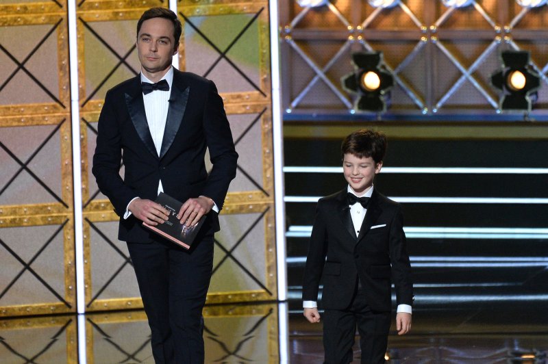 CBS has renewed Jim Parsons and Iain Armitage's sitcom "Young Sheldon" for a second season. File Photo by Jim Ruymen/UPI | <a href="/News_Photos/lp/7a3e5212f2f453be07dfd306b3d1c4e2/" target="_blank">License Photo</a>