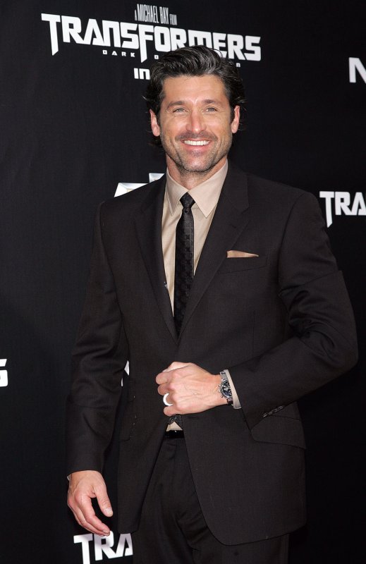 Patrick Dempsey arrives for the "Transformers: Dark of the Moon" premiere in Times Square in New York on June 28, 2011. UPI /Laura Cavanaugh