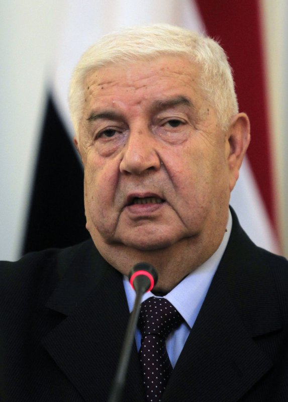 Syria's Ministry of Foreign Affairs and Expatriates, which Walid Muallem leads, on Tuesday rejected accusations by the U.S. Department of State that Syria executes about 50 prisoners a day. File Photo by Maryam Rahmanian/UPI