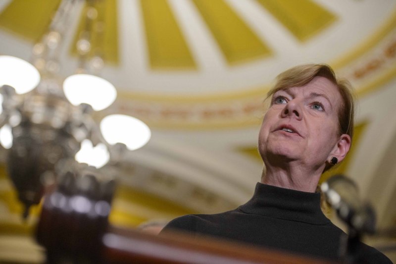 Sen. Tammy Baldwin, D-Wis., was the main sponsor of the Respect for Marriage Act in the Senate. Photo by Bonnie Cash/UPI | <a href="/News_Photos/lp/dd93ab48e1853bd093581e81b64b0147/" target="_blank">License Photo</a>