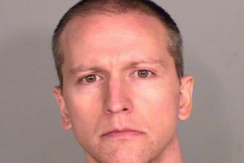 An inmate was charged Friday with the attempted murder of former Minneapolis police officer Derek Chauvin (pictured) last week at a federal prison in Arizona. File Photo courtesy Ramsey County Sheriff's Office/UPI