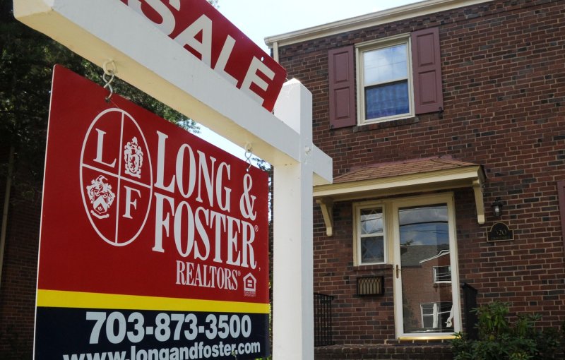 A house is listed for sale in Arlington, Virginia on September 4, 2010. UPI/Alexis C. Glenn