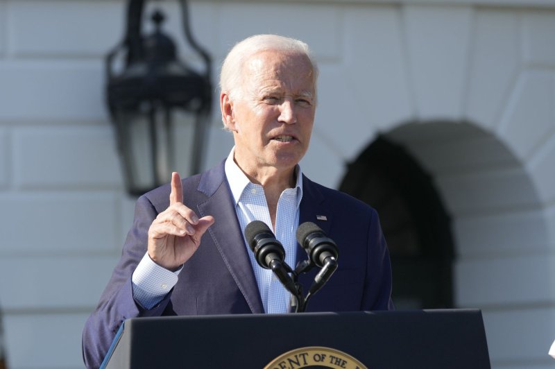 President Joe Biden condemned the "senseless gun violence" that left six people dead in Illinois ahead of a July 4 barbecue at the White House Monday marking Independence Day. Photo by Chris Kleponis/UPI | <a href="/News_Photos/lp/ddab4b7cb1c20009897bf027bb6edbdf/" target="_blank">License Photo</a>