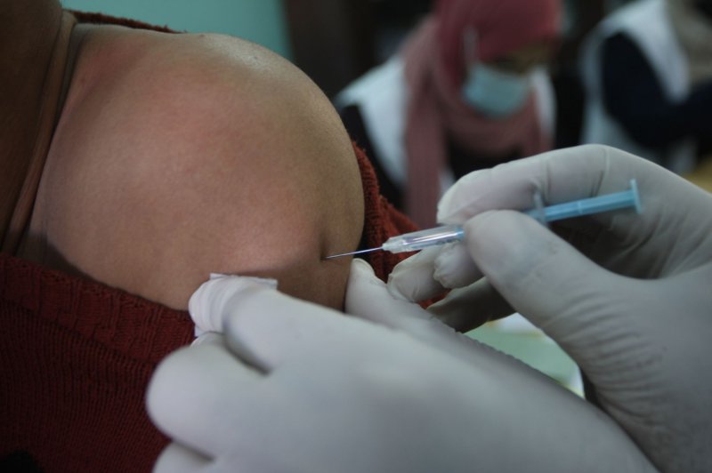 People who are fully vaccinated against COVID-19 and become infected and those who are fully vaccinated after recovering from the virus have 'super' immunity against it, according to a new study. Photo by Ismael Mohamad/UPI