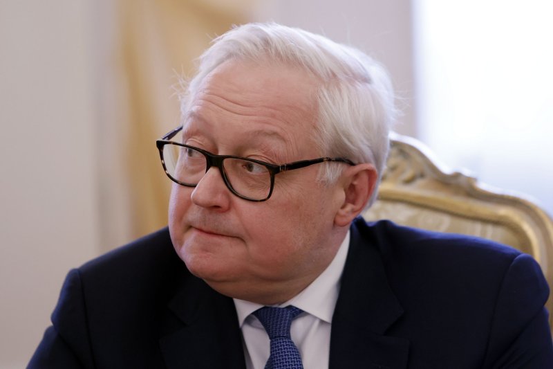 Russian Deputy Foreign Minister Sergei Ryabkov said Russia will take compensatory measures in response to Finland and Sweden joining NATO. File Photo by Maxim Shemetov/EPA-EFE