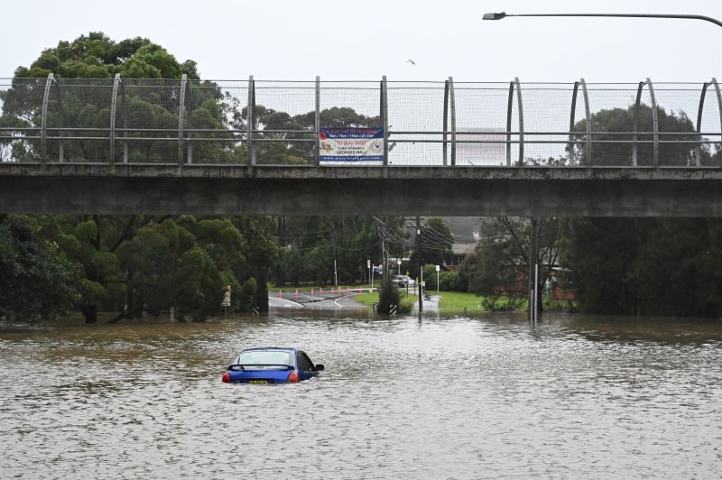 About 32,000 people were forced to evacuate amid heavy rains and flooding in the Australian state of New South Wales Sunday. File Photo by Mick Tsikas/EPA-EFE