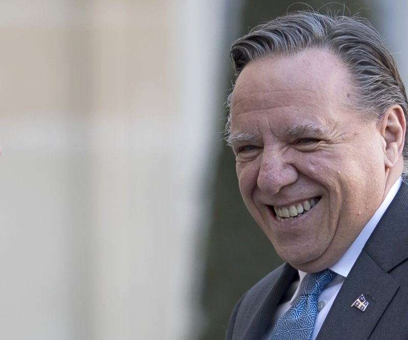 Quebec Premier Francois Legault said the legislation was necessary to ensure separation of church and state. &nbsp;File Photo by Ian Langsdon/EPA-EFE