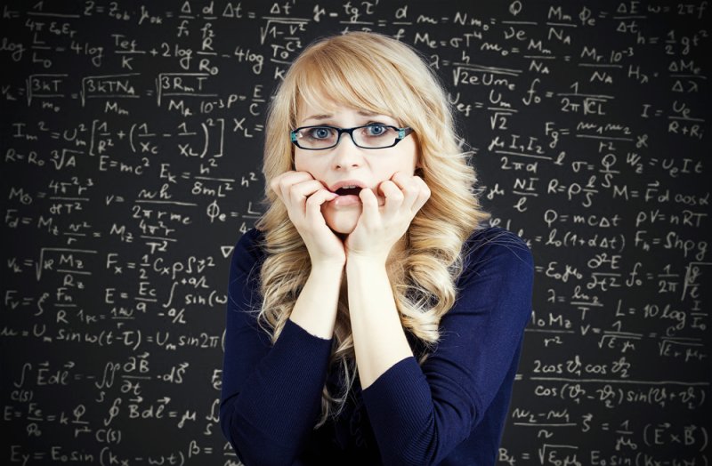 Men think they're better at math than they are