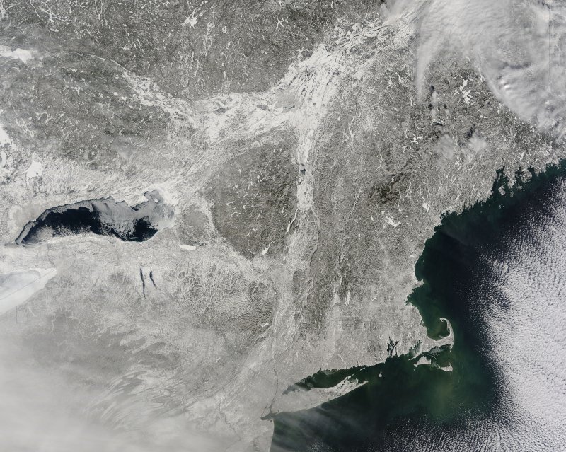 Brutal winter produces stunning photos from space