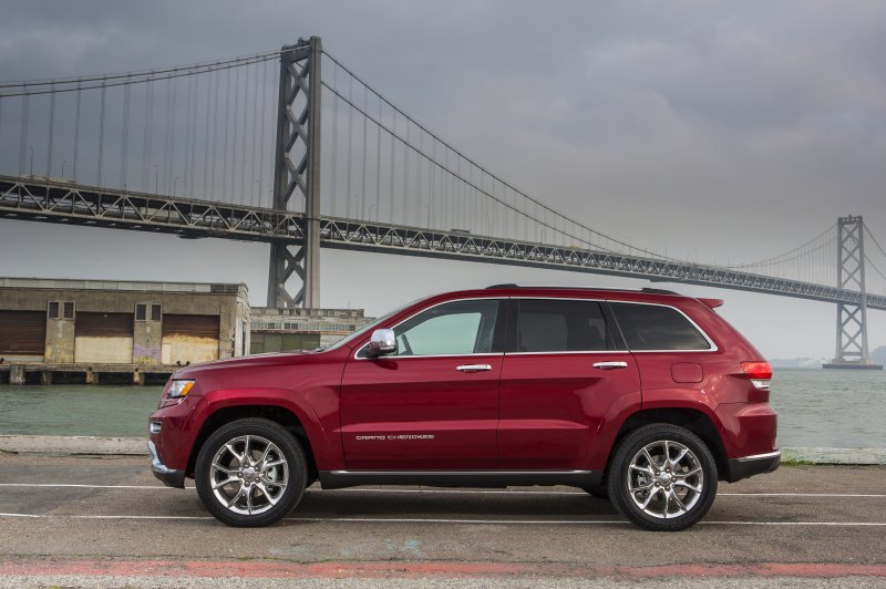 The 2014 and 2015 Jeep Grand Cherokees, similar to the one pictured above, are part of a 1.4 million-vehicle recall by Fiat Chrysler after security experts exposed a flaw in the vehicles' software. Photo courtesy Fiat Chrysler