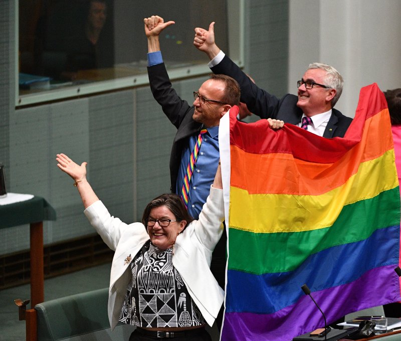 Australia becomes 26th country to legalize same-sex marriage