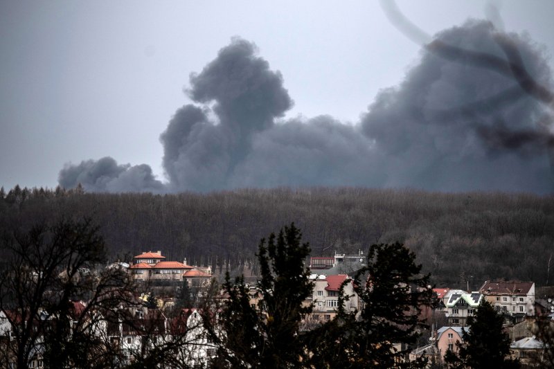 Explosions heard in Lviv, location of thousands of Ukrainian refugees