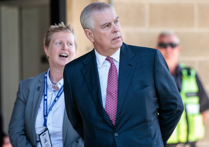 The defense for Britain's Prince Andrew has been arguing for a federal judge to dismiss the sex abuse case against their client for weeks, arguing Tuesday that the allegations are vague and a previous settlement between his accuser and the late disgraced Jeffrey Epstein prevents the Duke of York from liability. File Photo by Richard Wainwright/EPA-EFE