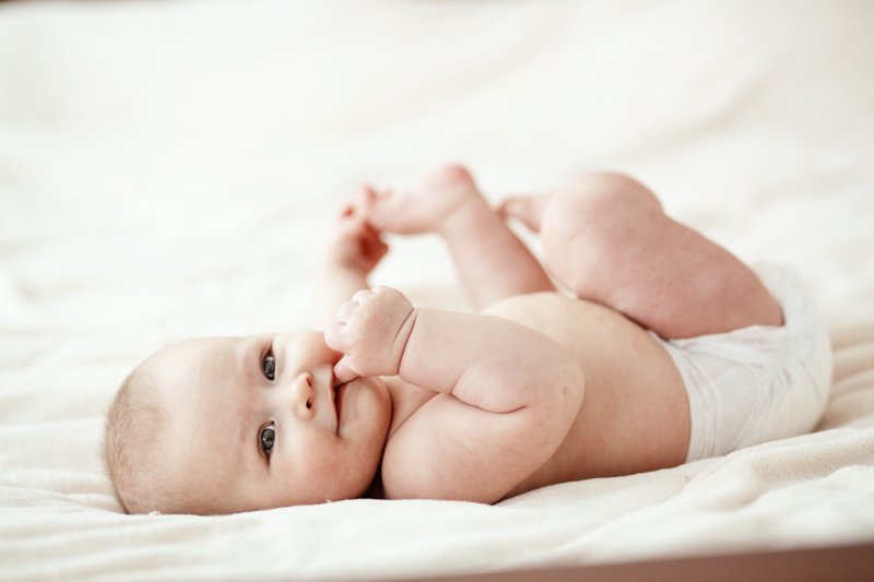 Infants should be placed on their back for sleeping, AAP researchers say. Photo by Alena Ozerova/Shutterstock