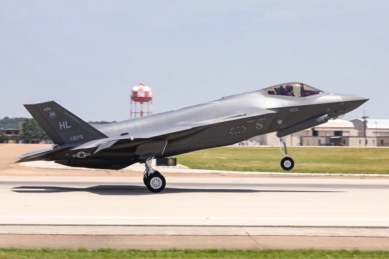 The 300th production F-35 aircraft flies off the flight line at Lockheed Martin in Fort Worth, Texas. File Photo courtesy of Lockheed Martin