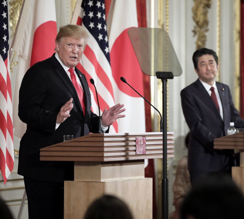Japan denies report of Trump remarks on decades-old defense pact