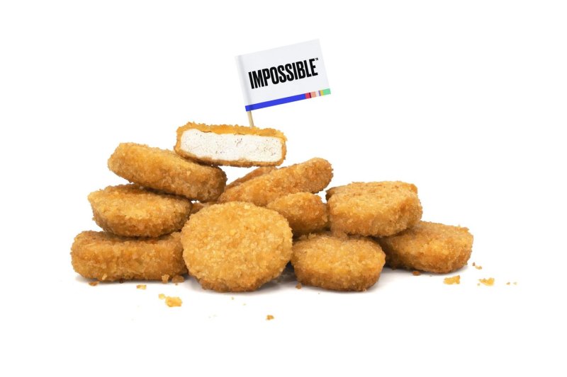 Impossible Chicken Nuggets will be on restaurant menus across the nation starting today and will be available in grocery stores later this month. Photo courtesy of Impossible Foods
