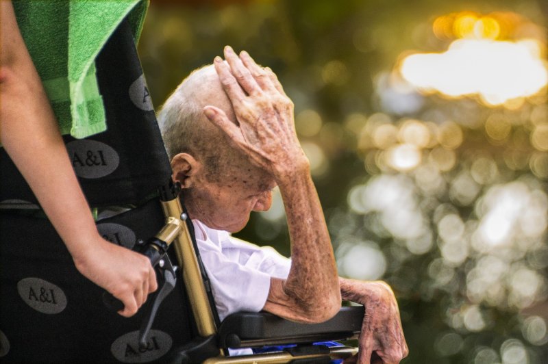 A survey of 441 adults conducted between October and December of 2020 found that 61% of respondents who self-reported a disability had signs of a major depressive disorder. Photo by <a href="https://pixabay.com/photos/hospice-care-elderly-in-wheel-chair-1753585/">truthseeker08</a>/Pixabay