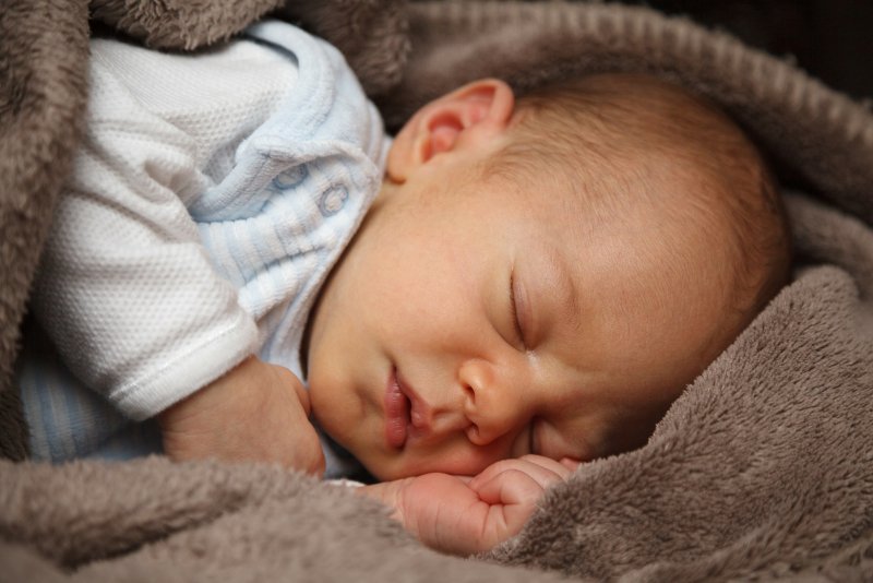 A new study found that newborns who sleep more soundly are less likely to grow into overweight infants. Photo by PublicDomainPictures/Pixabay