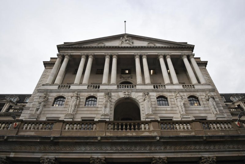 The Bank of England announced Monday that the banking system is prepared for no-deal Brexit. File Photo by Andy Rain/EPA-EFE