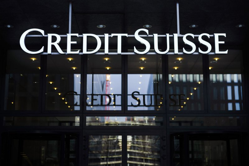 Shares of Credit Suisse jumped on Thursday after the Swiss National Bank announced it would lend the ailing bank $54 billion. Photo by Michael Buholzer/EPA-EFE