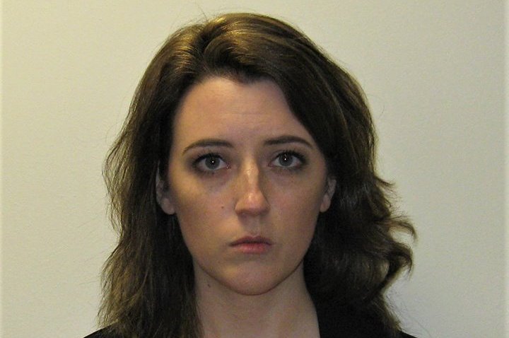 Katelyn McClure, 32, has been sentenced to prison for the 2017 fraud scheme in which she scammed GoFundMe donors of about $400,000 after concocting a fake story that a homeless veteran had given her his last $20 when she ran out of gas one night. Photo courtesy of Burlington County Prosecutor's Office/Facebook