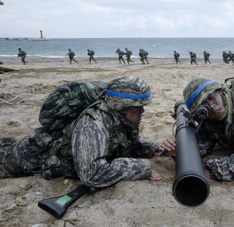 The suspension of U.S.-South Korea joint military exercises has postponed other policy measures. File Photo by EPA/JEON HEON-KYUN