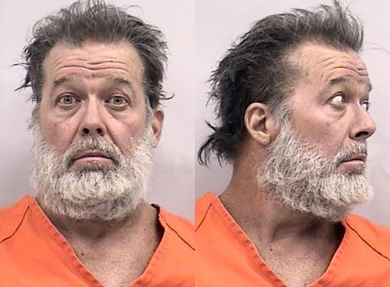 Robert Dear, accused of killing three and injuring nine in a shooting rampage at a planned Parenthood office in Colorado Springs, Colo., was declared mentally incomptent to stand trial during a court hearing Thursday. Photo coutesy of Colorado Springs Police