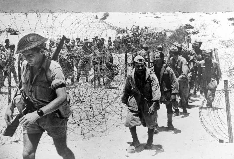1,450 Axis prisoners taken in North African battle