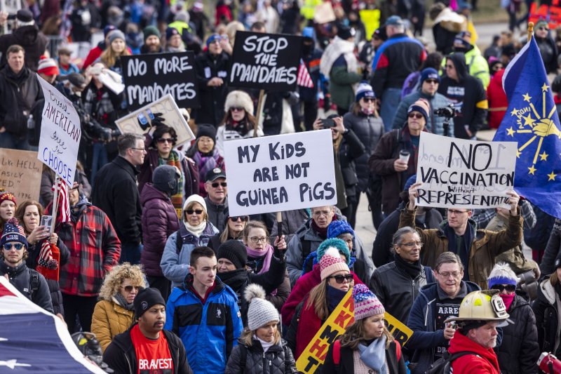 Thousands march on Washington, D.C., in rally against vaccine mandates