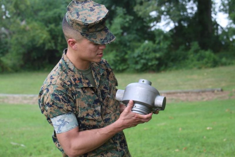 Marines 3D-print headcap for mine clearing line charge