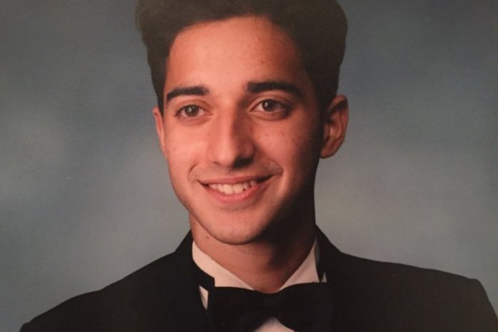 A Baltimore judge on Monday overturned the murder conviction of Adnan Syed, shown here in high school, whose case served as the subject for the first season of the "Serial" podcast. Photo courtesy The Adnan Syed Trust