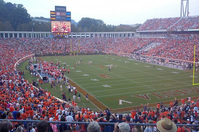 The University of Virginia's game against Coastal Carolina, scheduled for Saturday at Scott Stadium in Charlottesville, Va., has been canceled after the on-campus shootings. Photo by Mark7912/Wikimedia Commons