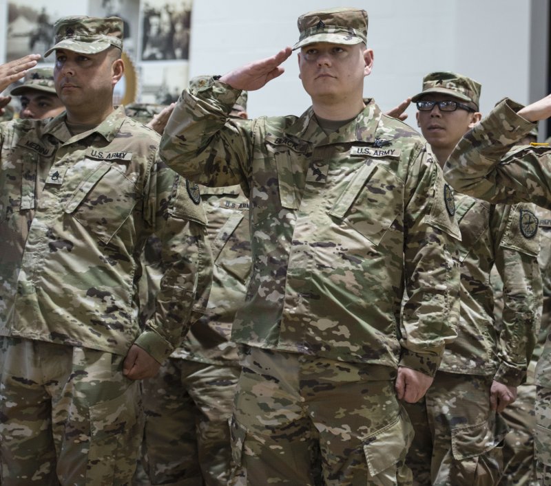 Members of Task Force Echo at Fort Meade, Md., where it will operate under the 780th Military Intelligence Cyber Brigade. U.S. Army photo by Joe Lacdan