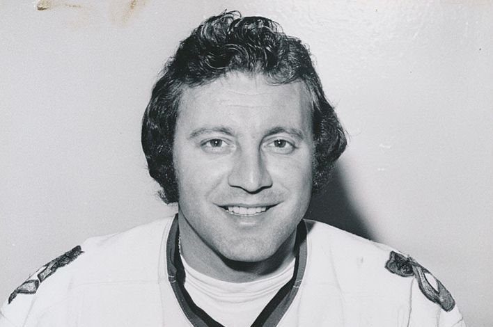 Chicago Blackhawks legend and Hall of Fame goalie Tony Esposito, shown in 1973, won three Vezina trophies with the franchise as the league's top netminder. Photo courtesy of Chicago Blackhawks/Wikimedia Commons