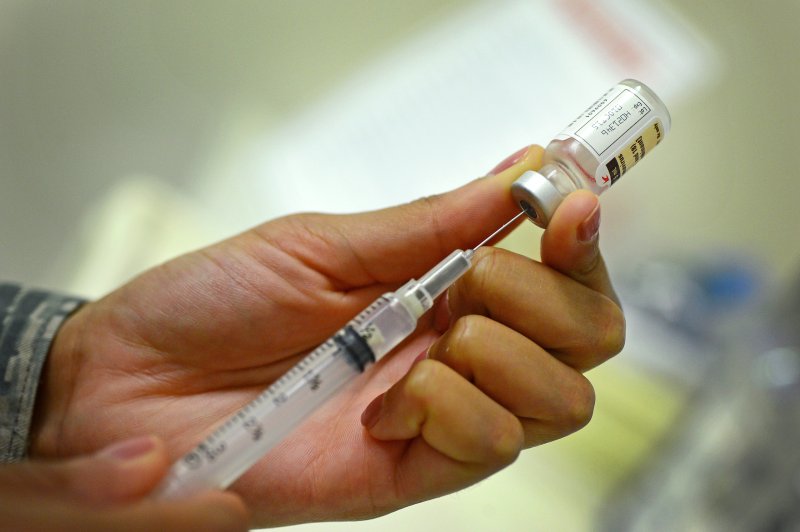 Politically, 81% of Democrats, 59% of independents and 47% of Republicans said they would take a vaccine, if one were available. File Photo by Airman 1st Class Matthew Lotz/U.S. Air Force/UPI