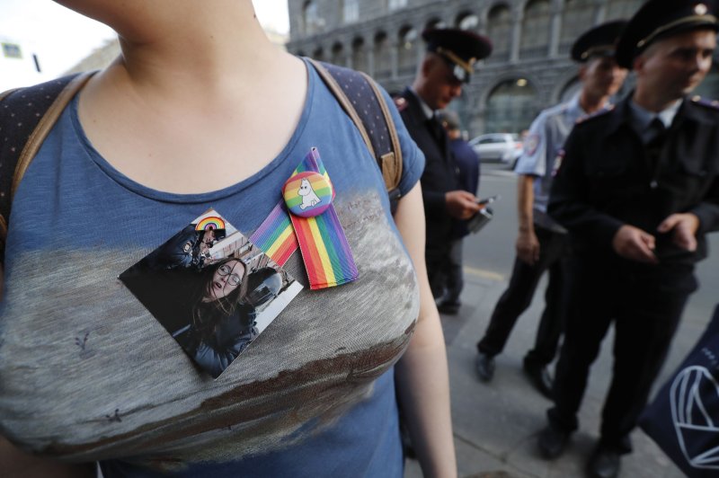 In general, Russian society is known to be virulently opposed to gay rights even in modern times. In St. Petersburg, Russia, in 2019, Russian LGBTQ activists took part in a memorial for murdered activist Elena Grigorieva, who was found dead with multiple stab wounds. On Friday, the Russian Ministry of Justice filed a motion asking the nation's supreme court to label today's LGBTQ "movement" as an extremist one. File Photo by Anatoly Maltsev/EPA-EFE
