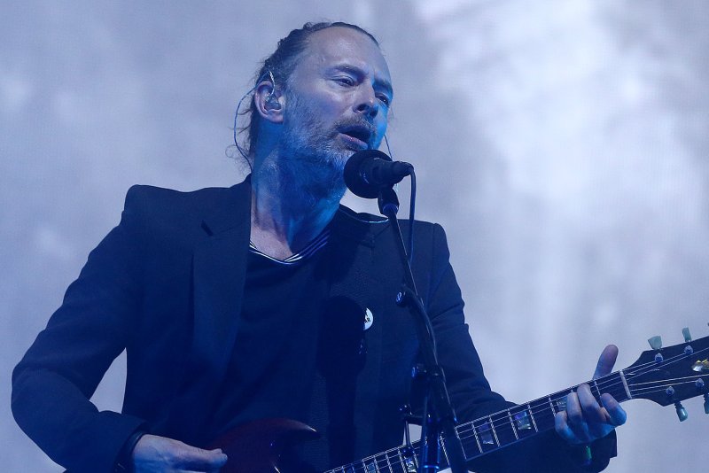 Thom Yorke of Radiohead has released a new song through his new band The Smile titled "You Will Never Work in Television Again." File Photo by EPA/Nigel Roddis