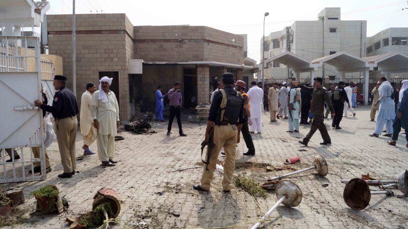 At least eight people died in a pair of attacks in the Pakistani city of Dera Ismail Khan on Sunday. Photo by Saood Rehman&nbsp;